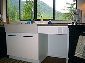 Kitchen counter detail